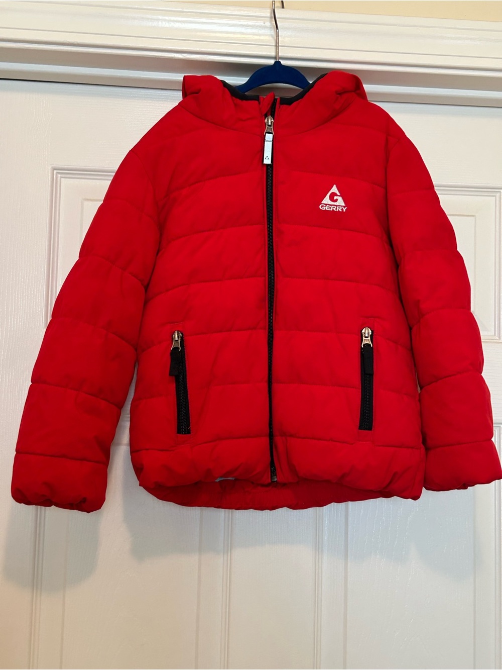 Gerry Weber Bright Red Kids' Puffer Jacket with Hood